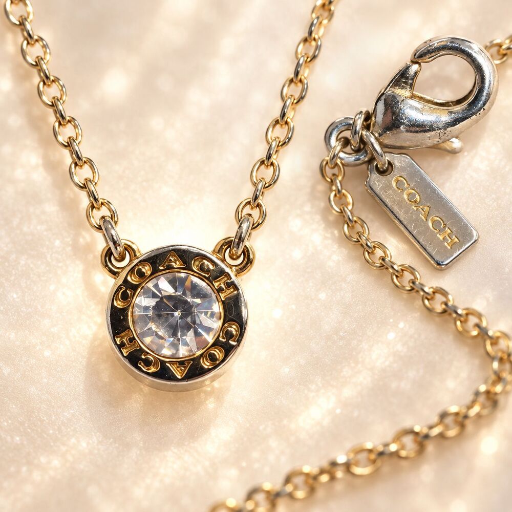 COACH Gold Color 18" Necklace 40886